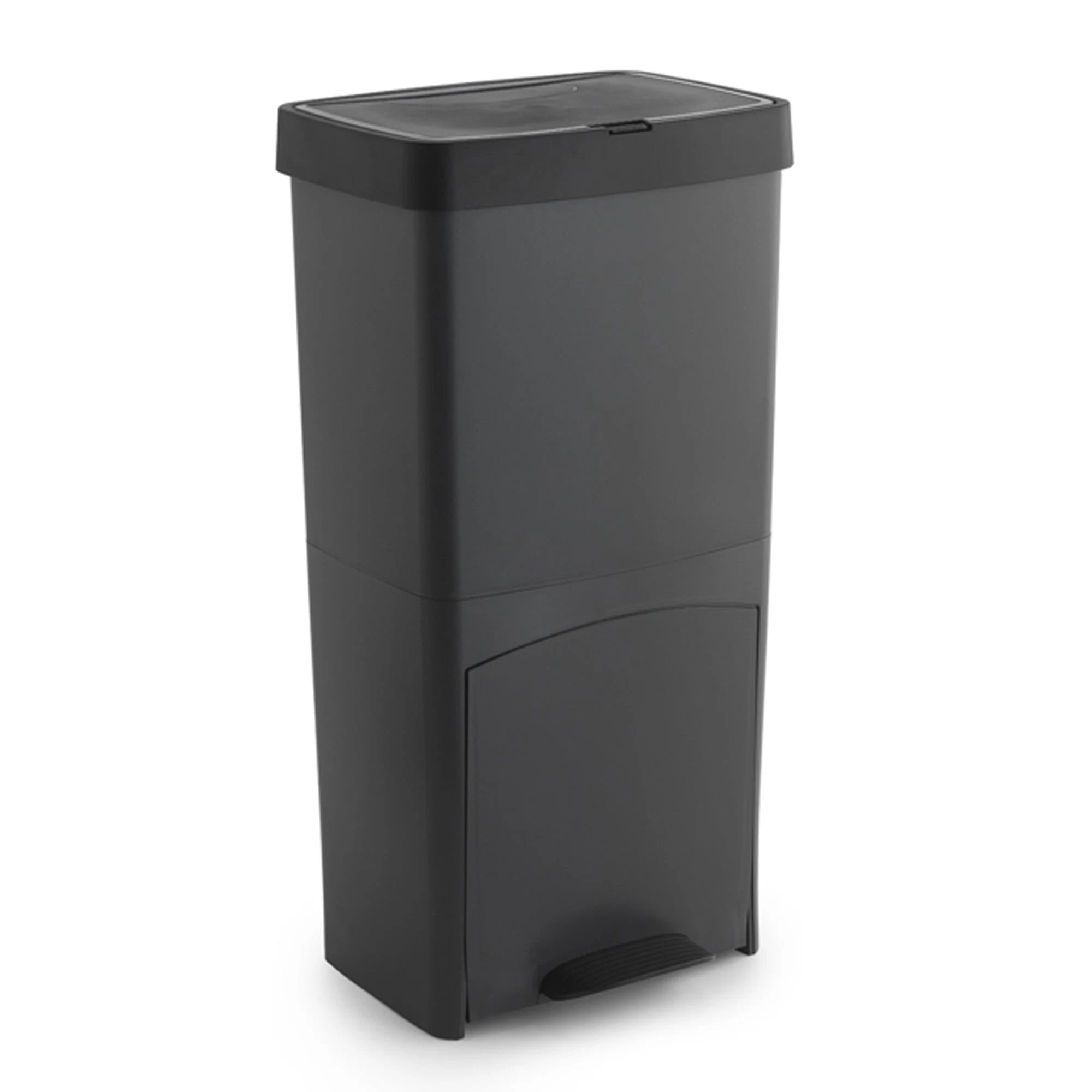 Cubo de Basura de Reciclaje Wellhome 70L Plástico 2 Aperturas