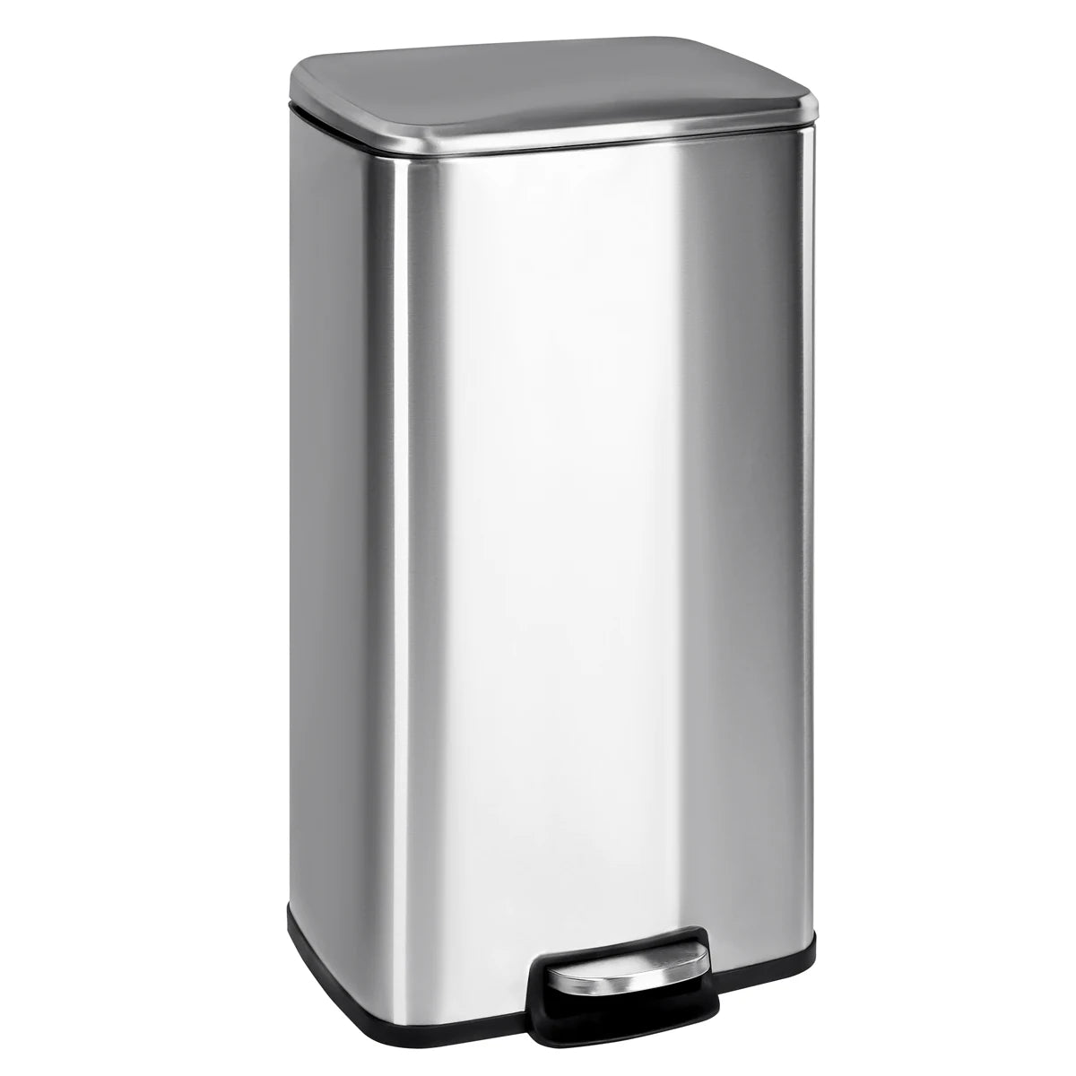 T-lovendo - Cubo de Basura para Cocina 30L | Pedal de Acero Inoxidable | Cierre Suave | Cubo Interior