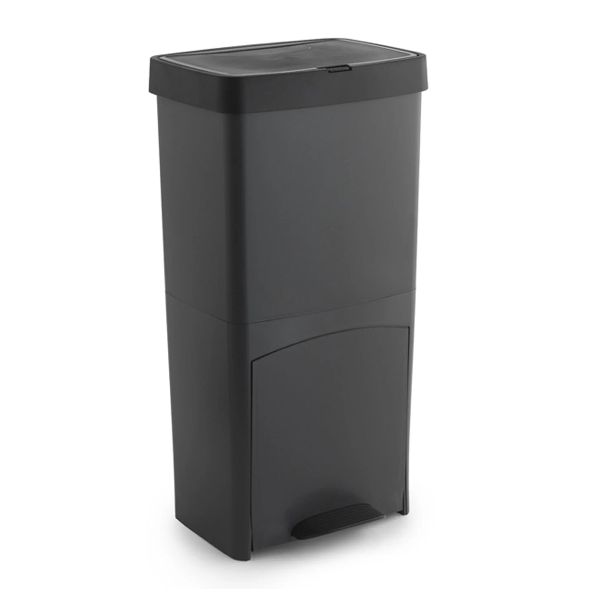 Cubo de Basura de Reciclaje Wellhome 70L Plástico 2 Aperturas