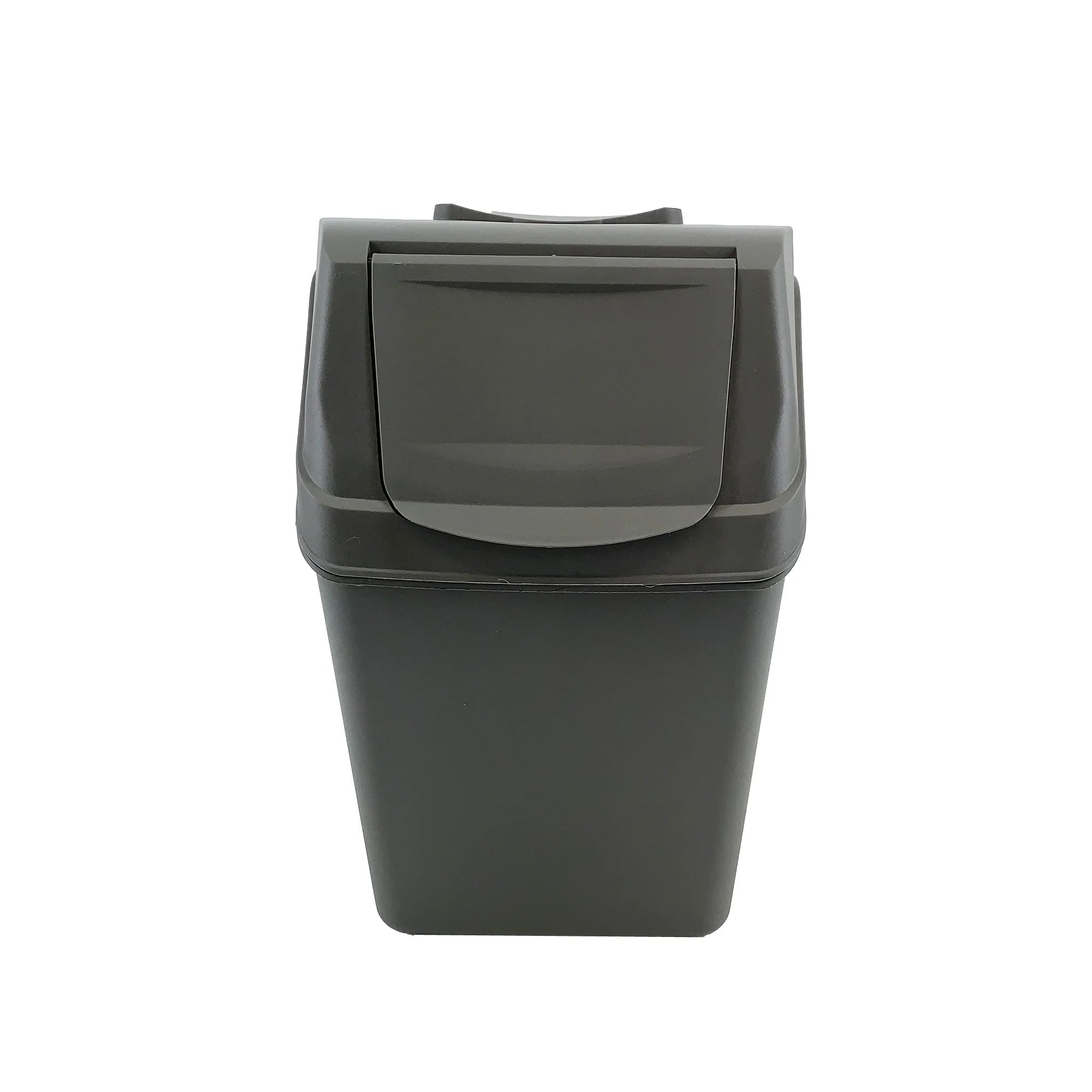 Prosperplast Juego de 3 Cubos de Reciclaje 75 Litros Gris | Ahorro de Espacio