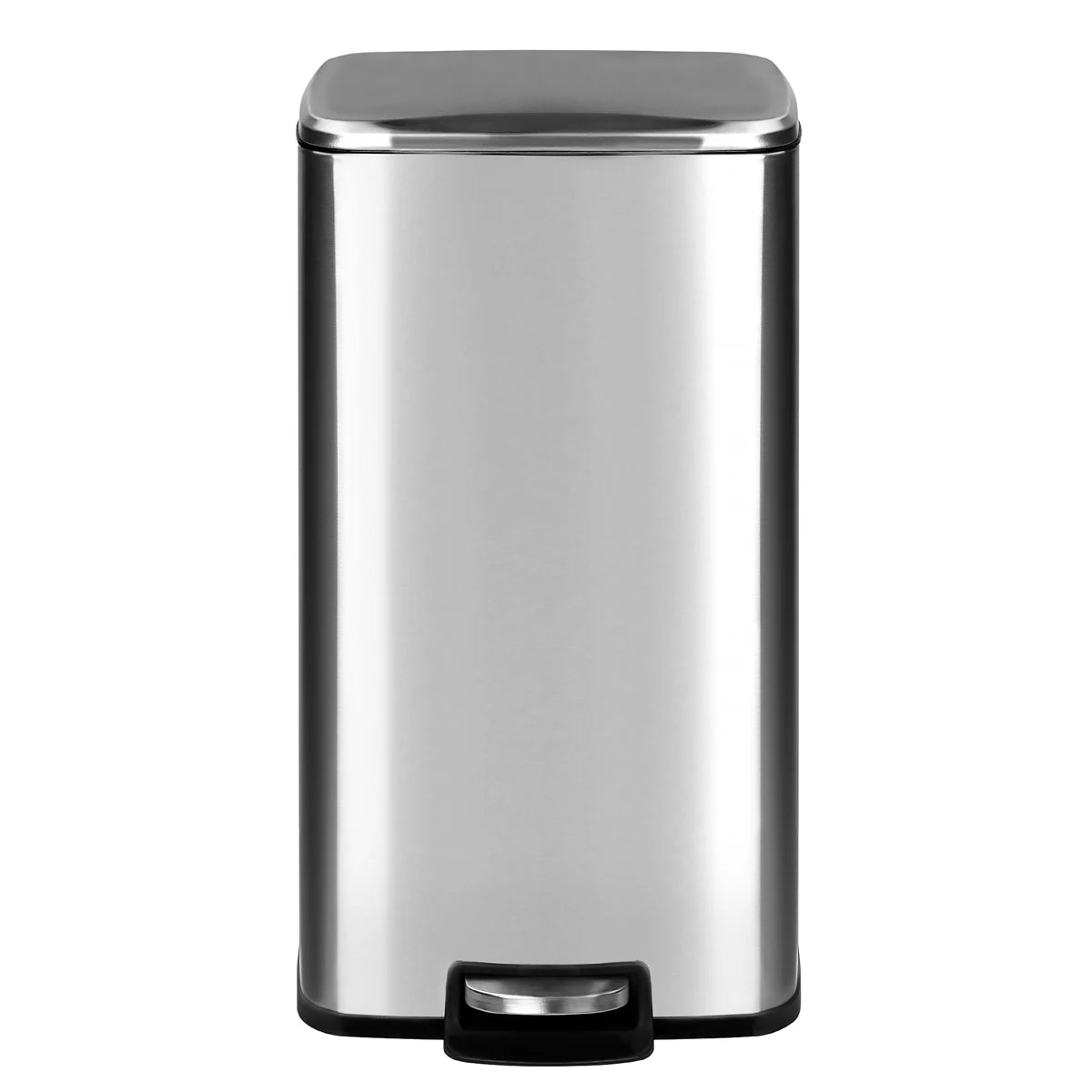 T-lovendo - Cubo de Basura para Cocina 30L | Pedal de Acero Inoxidable | Cierre Suave | Cubo Interior