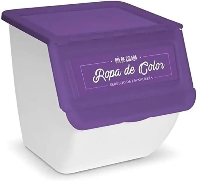 Cubo de Basura de Reciclaje - Pack 3 Cubos Apilables de Cocina con Ruedas - Capacidad 36 L - Ideal para Reciclar (Plástico - Papel - Vidrio)