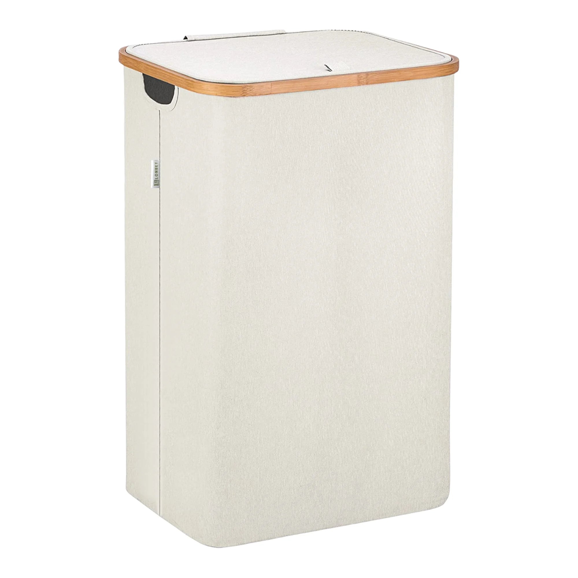 Cesto de Ropa Sucia de Bambú con Tapa y Asas: 72L o 100 L, 2 Clasificaciones, Plegable, Bolsa Interior Lavable a Máquina - Solución Elegante y Práctica para la Lavandería en tu Dormitorio ,Cubo Ropa Sucia. (CUBO002 1999