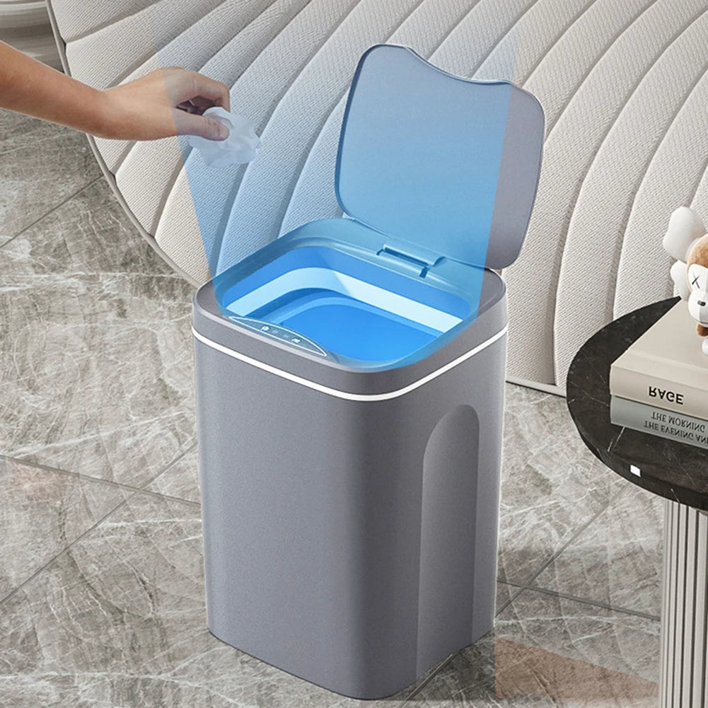 Cubo de basura inteligente de 20L para baño, cubo de basura con Sensor automático, cubo de basura eléctrico, papelera impermeable para cocina, basura de reciclaje