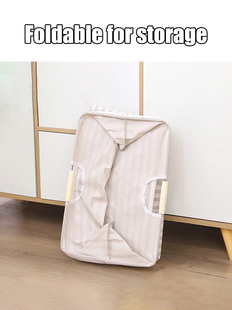 1 cesta de almacenamiento de baño impermeable de tela portátil y plegable para ropa sucia