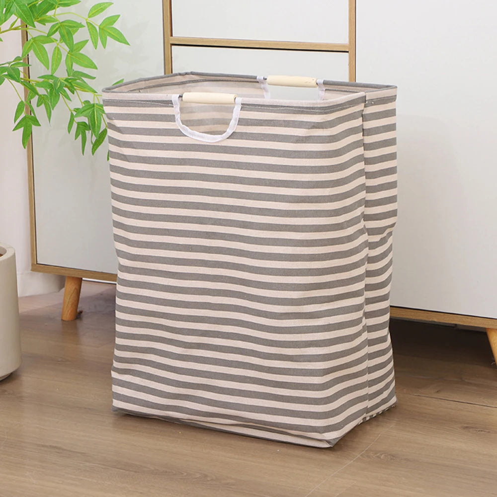 1 cesta de almacenamiento de baño impermeable de tela portátil y plegable para ropa sucia