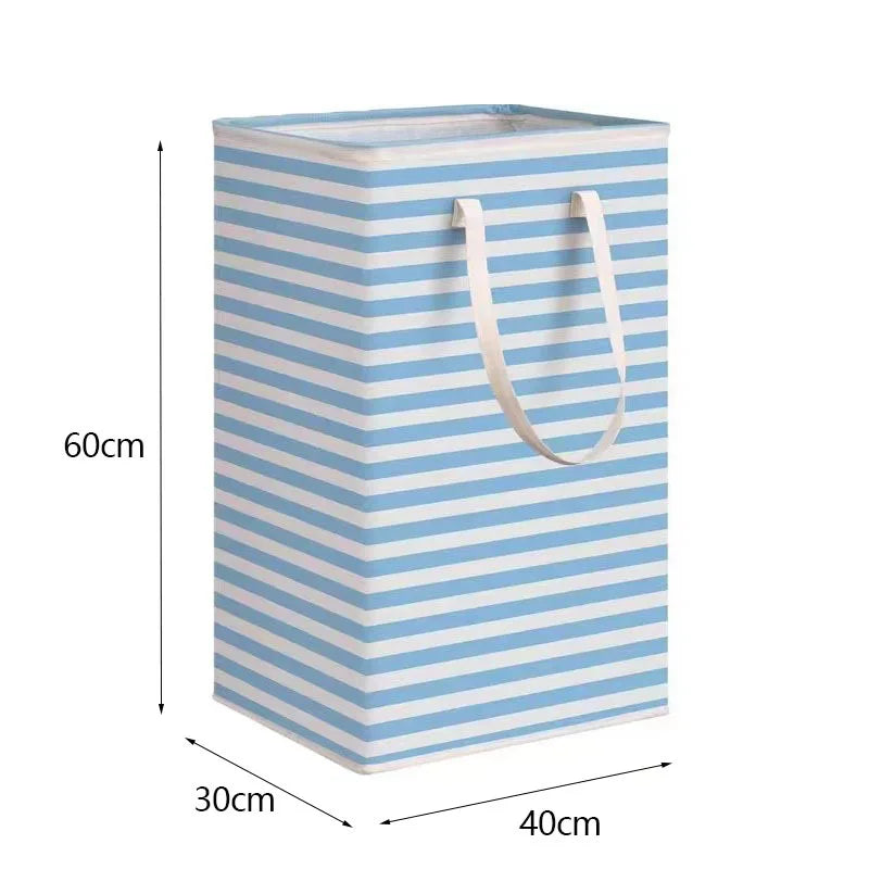 Cestas grandes para la colada de 75L con asas, cesto duradero para ropa sucia, cesta de almacenamiento para el hogar, dormitorio, hoteles, lavandería 40*30*60cm