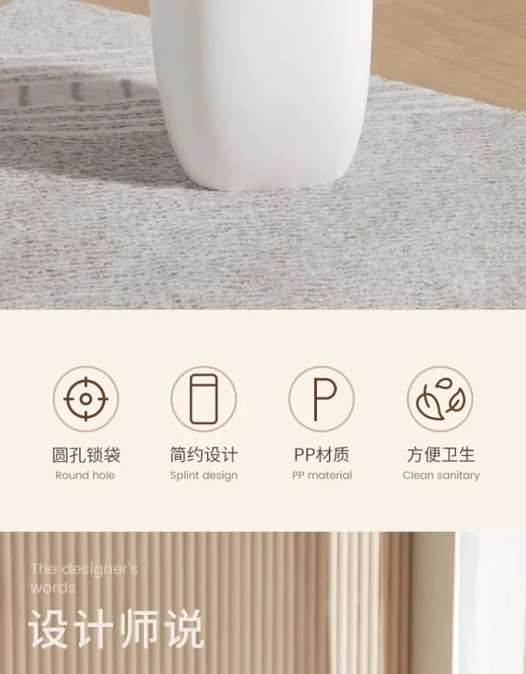 AOBT Latas de basura de gran capacidad para el hogar, cocina, sala de estar, dormitorio, inodoro, dormitorio, oficina - Cestas de papel