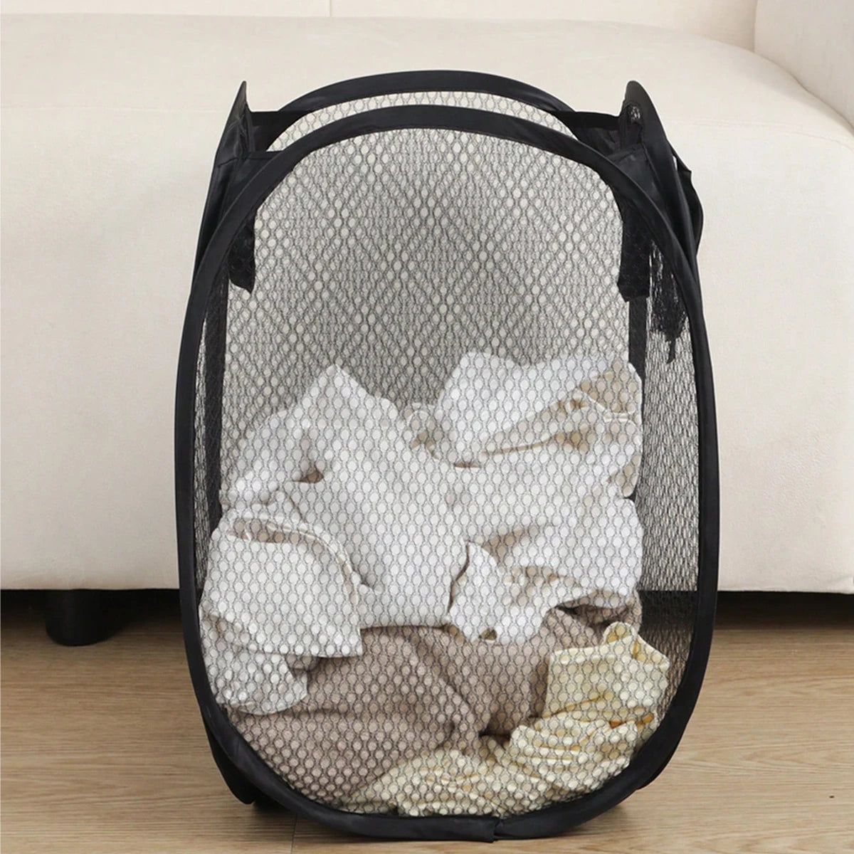 Cesta de clasificación de ropa sucia plegable, marco de lavado, bolsa de almacenamiento, cubo, organizador de lavandería, 1 unidad