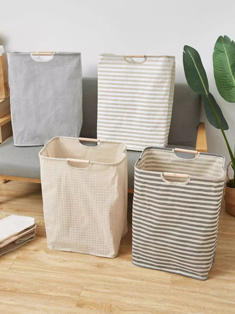 1 cesta de almacenamiento de baño impermeable de tela portátil y plegable para ropa sucia