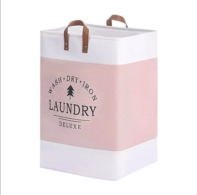 Cesta para la colada de gran capacidad, cesta para ropa sucia, cesta de tela para la colada, cesta de almacenamiento plegable, caja de almacenamiento para el hogar, 1 ud.