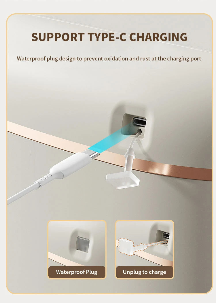 Cubo de basura con Sensor inteligente de 24L, cubo de basura electrónico para baño, cubo de basura con Sensor inteligente automático para cocina, inodoro