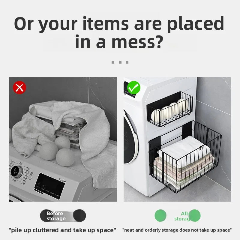 Cesta de lavandería para el hogar, tambor de baño, lavadora, cesta para ropa sucia, agujero libre de hierro, baske magnético plegable para ropa sucia