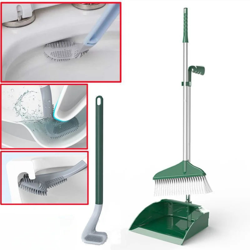 Nuevo escoba tepy, juego de recogedor de plástico, Herramientas de limpieza, limpiaparabrisas para suelos, accesorios para el hogar, cepillo para quitar el polvo multifunción