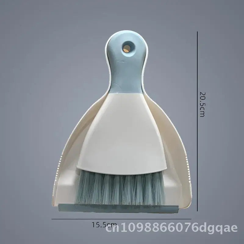 Mini escoba de escritorio y recogedor, herramientas de limpieza para el hogar y la Oficina, plástico de tamaño pequeño, azul cielo, gris, turquesa, opciones disponibles