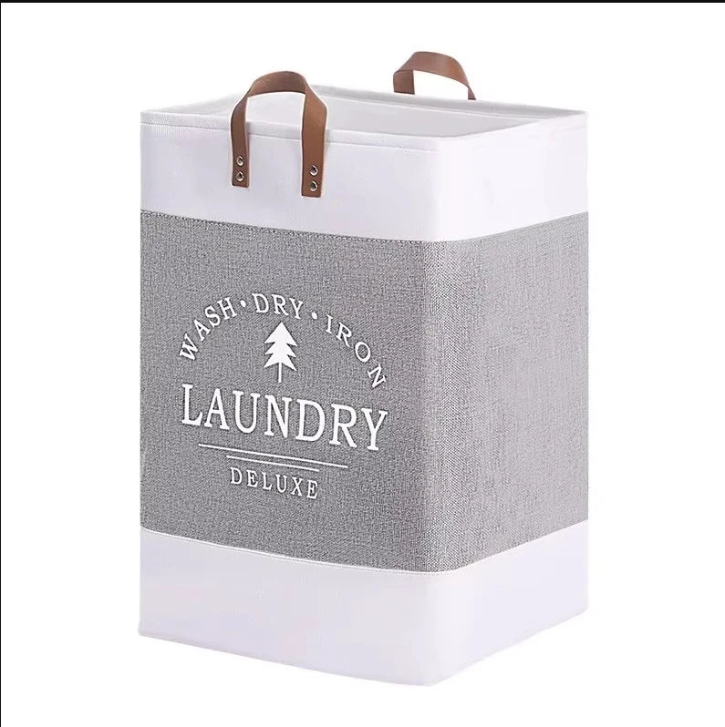 Cesta para la colada de gran capacidad, cesta para ropa sucia, cesta de tela para la colada, cesta de almacenamiento plegable, caja de almacenamiento para el hogar, 1 ud.