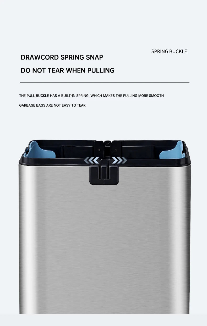 Cubo de basura inteligente para cocina, cubo con Sensor inteligente automático, cubo de basura, papelera para residuos de alimentos, 15/20/30/40/50/60L