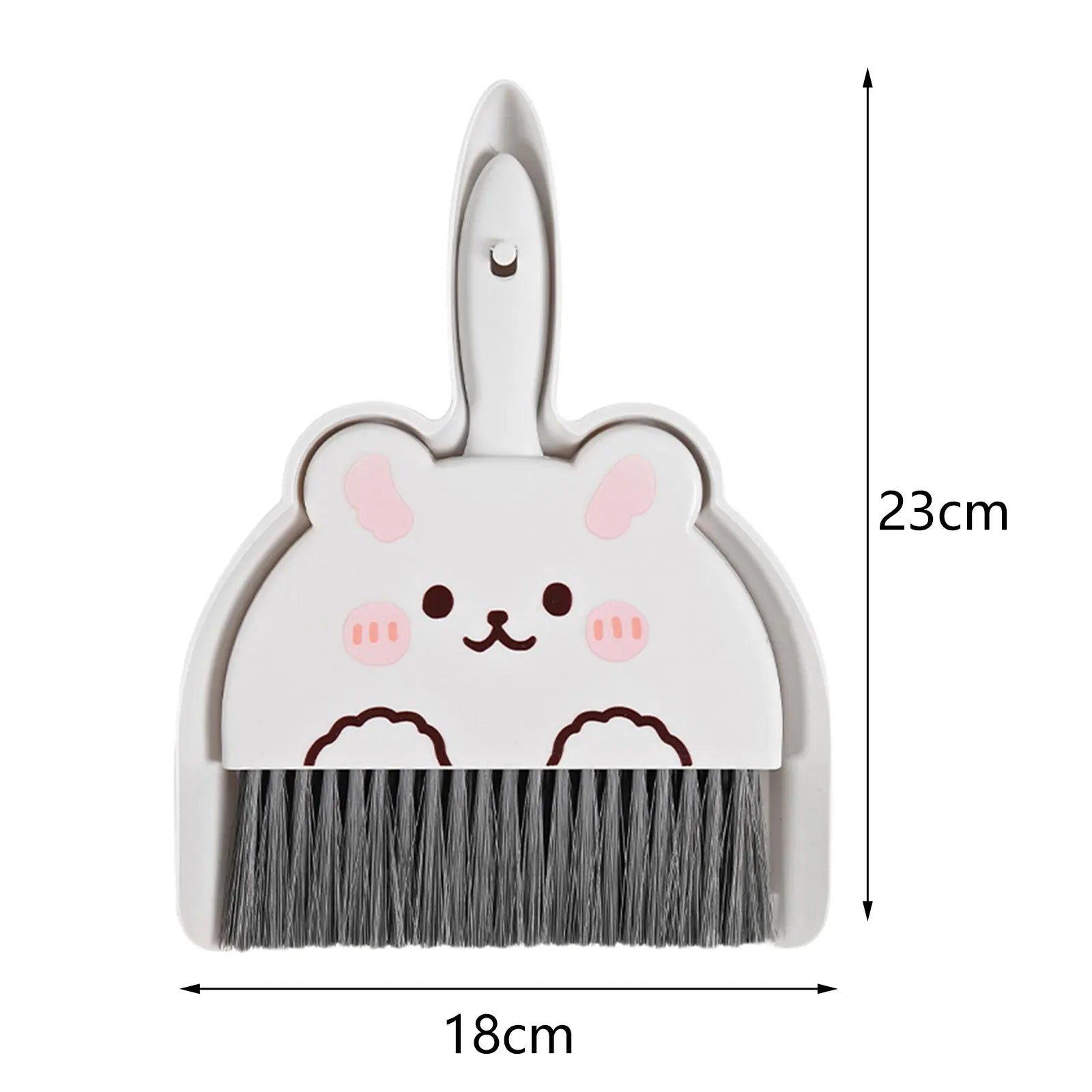 Mini recogedor y escoba de escritorio, cepillo de limpieza de rana para mesa de sala de estar, teclado, juego de limpieza de cepillo de pala de plástico para coche