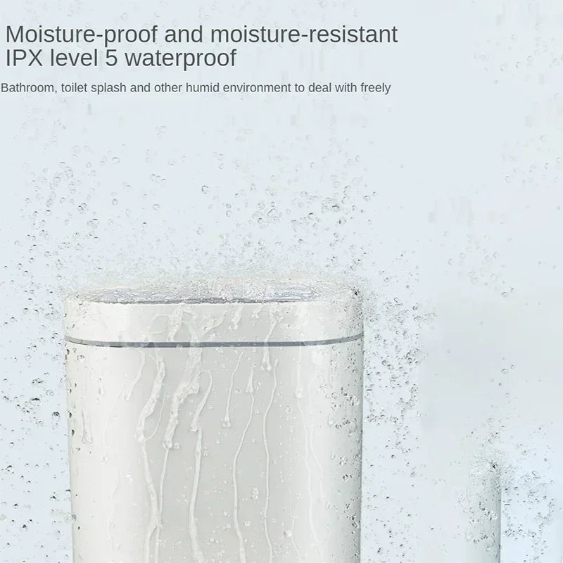 Cubo de basura con Sensor inteligente de 8L/7L, cubo de basura electrónico automático para el hogar, cubo de basura para cocina, inodoro, impermeable, cubo con Sensor de costura estrecha