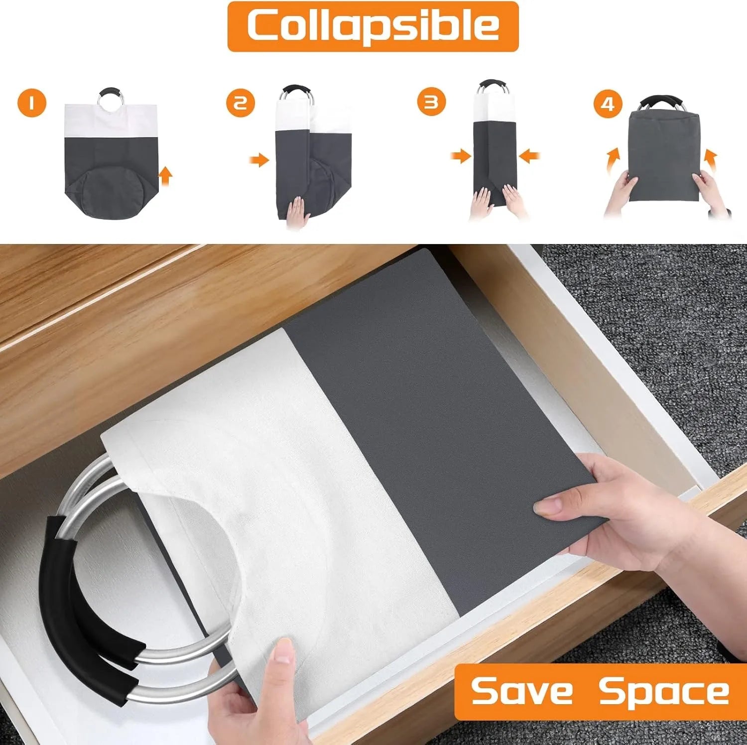 Artesanías textiles, almacenamiento de ropa plegable, cesta para ropa sucia, ropa de juguete, cesta para ropa sucia, dormitorio a prueba de polvo, impermeable