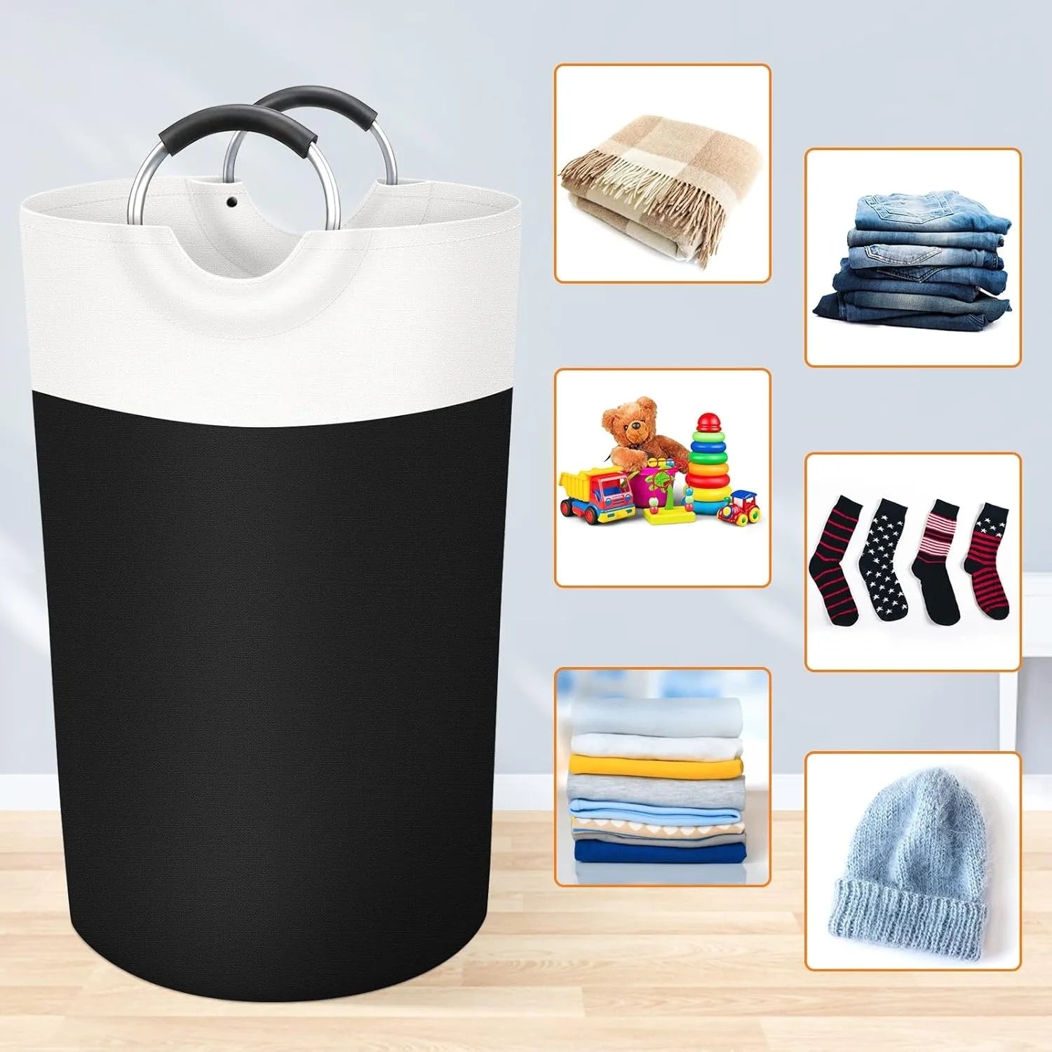 Artesanías textiles, almacenamiento de ropa plegable, cesta para ropa sucia, ropa de juguete, cesta para ropa sucia, dormitorio a prueba de polvo, impermeable