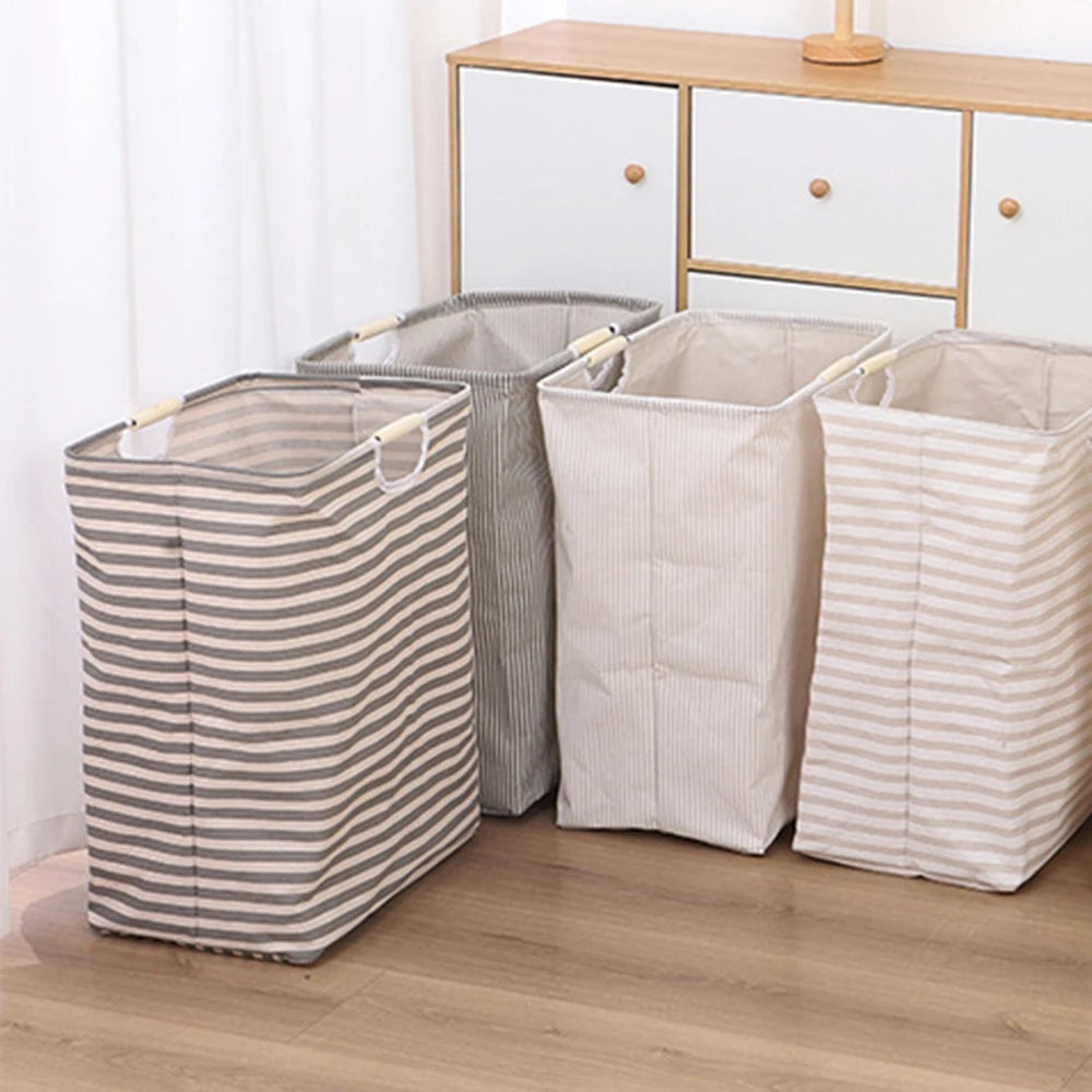 1 cesta de almacenamiento de baño impermeable de tela portátil y plegable para ropa sucia