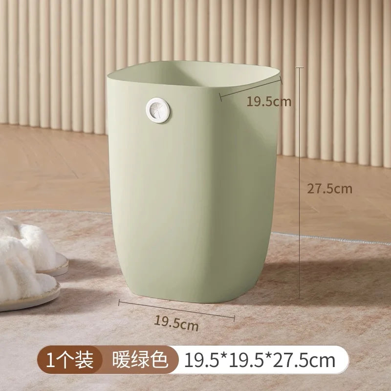 AOBT Latas de basura de gran capacidad para el hogar, cocina, sala de estar, dormitorio, inodoro, dormitorio, oficina - Cestas de papel