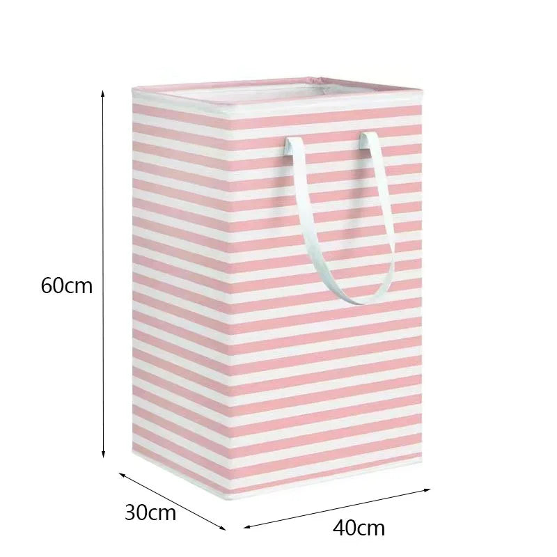 Cestas grandes para la colada de 75L con asas, cesto duradero para ropa sucia, cesta de almacenamiento para el hogar, dormitorio, hoteles, lavandería 40*30*60cm