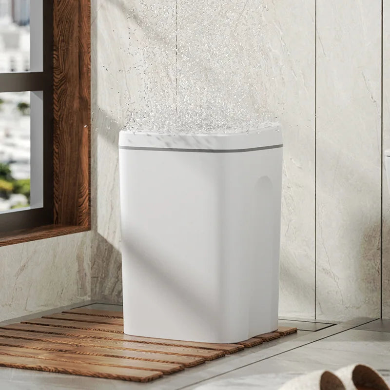 Cubo de basura inteligente de 20L para baño, cubo de basura con Sensor automático, cubo de basura eléctrico, papelera impermeable para cocina, basura de reciclaje
