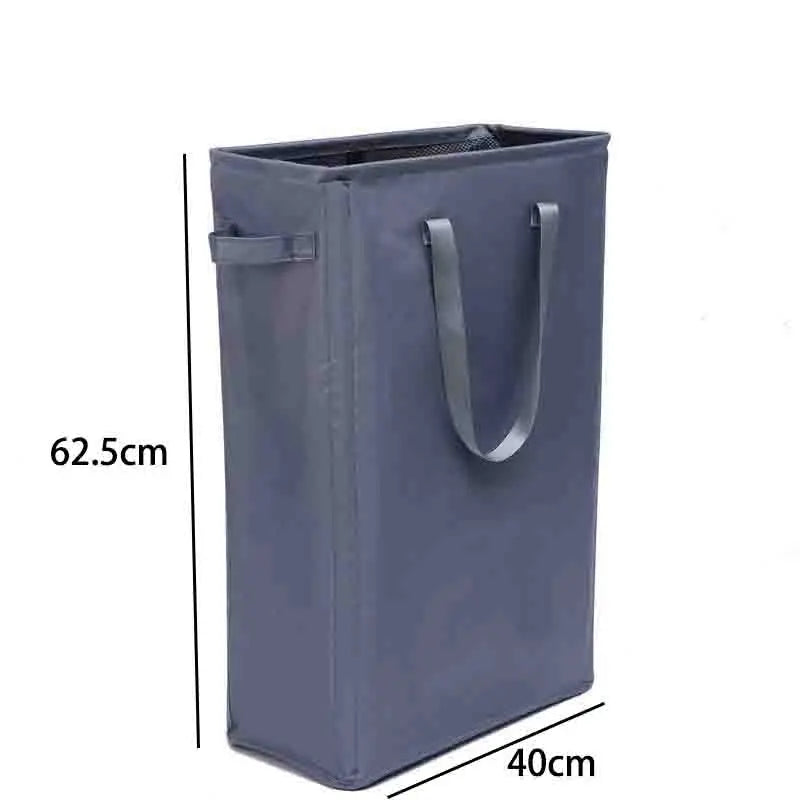 Cesta de almacenamiento de tela, cesta para ropa sucia, cesta para ropa sucia plegable para uso doméstico, baño con placa inferior, cesta para la colada