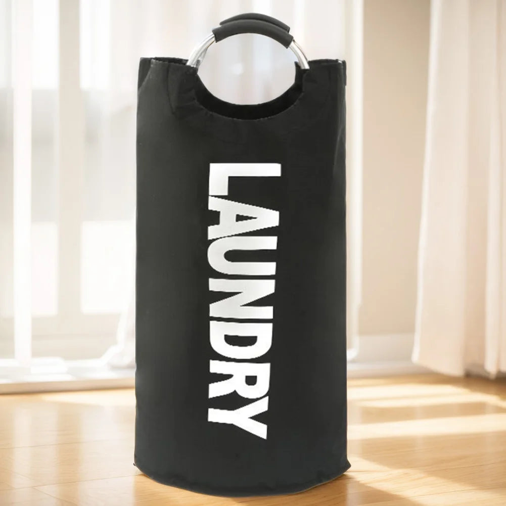 Bolsa de lavandería impermeable de 82L, cesta de lavandería plegable de gran capacidad, cesta de almacenamiento de ropa con asa para lavandería y dormitorio