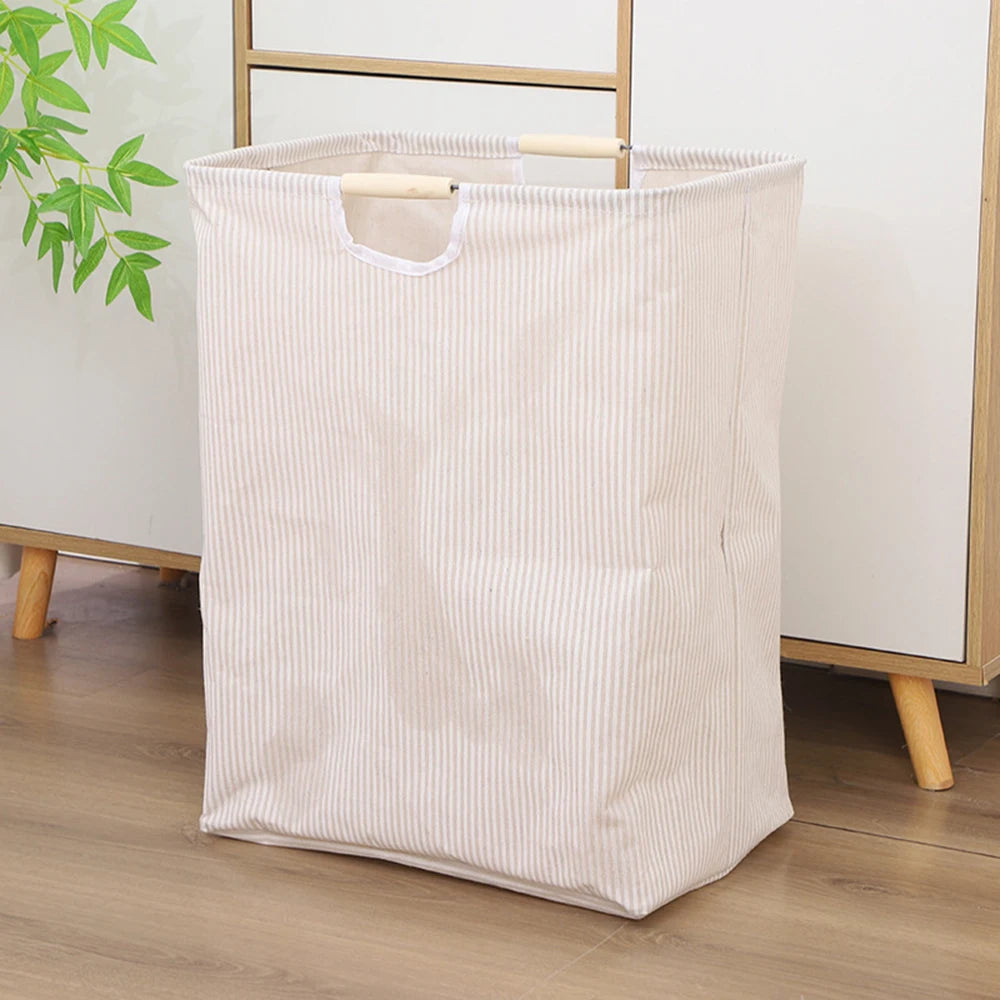 1 cesta de almacenamiento de baño impermeable de tela portátil y plegable para ropa sucia