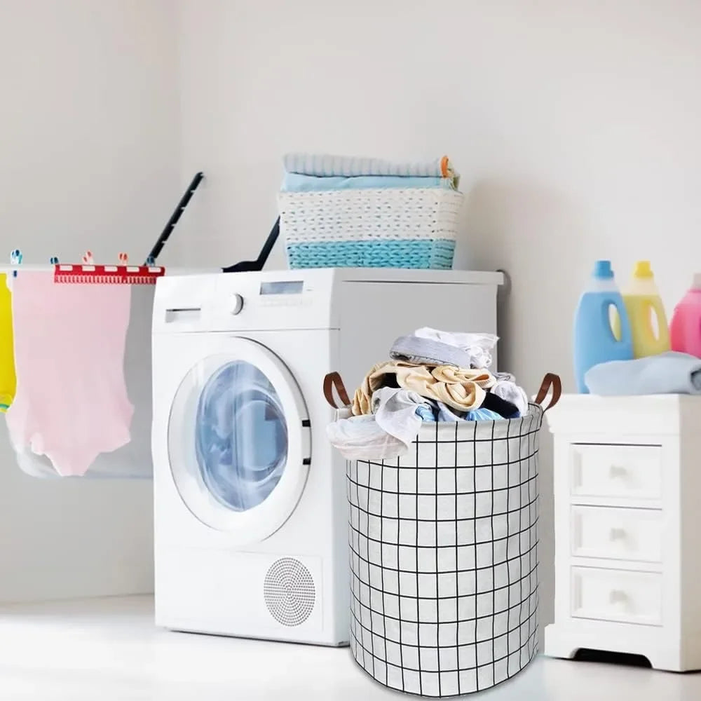 Cesta para ropa sucia, cesta para la colada portátil para juguetes, cubo de almacenamiento de ropa, organizador de lavandería impermeable, 1 ud.