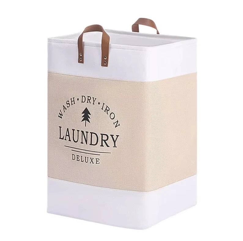 Cesta para la colada de gran capacidad, cesta para ropa sucia, cesta de tela para la colada, cesta de almacenamiento plegable, caja de almacenamiento para el hogar, 1 ud.