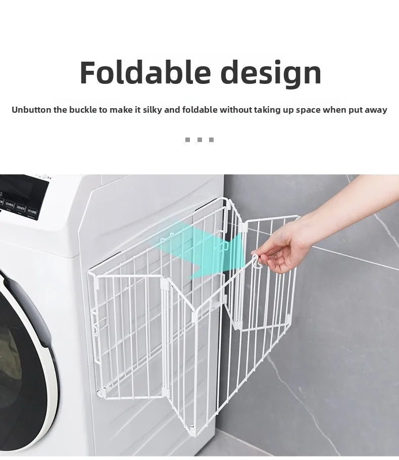 Cesta de lavandería para el hogar, tambor de baño, lavadora, cesta para ropa sucia, agujero libre de hierro, baske magnético plegable para ropa sucia