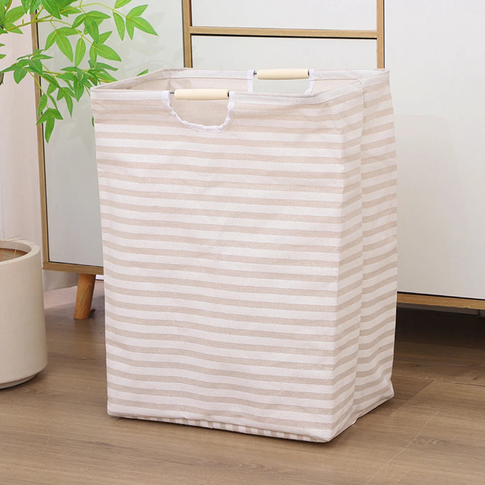 1 cesta de almacenamiento de baño impermeable de tela portátil y plegable para ropa sucia