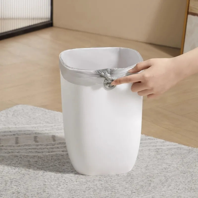 AOBT Latas de basura de gran capacidad para el hogar, cocina, sala de estar, dormitorio, inodoro, dormitorio, oficina - Cestas de papel