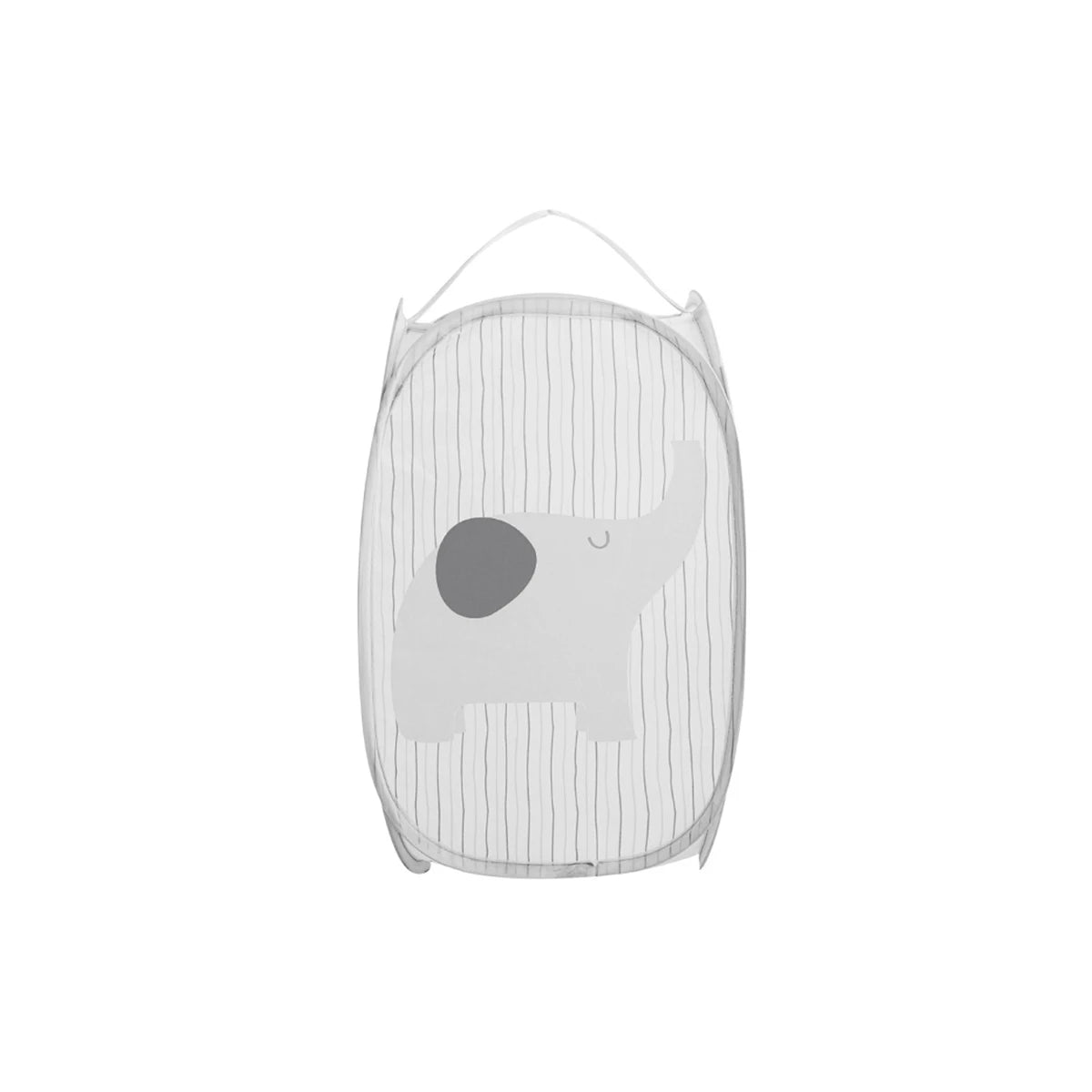 Cesta de ropa sucia de malla plegable de dibujos animados