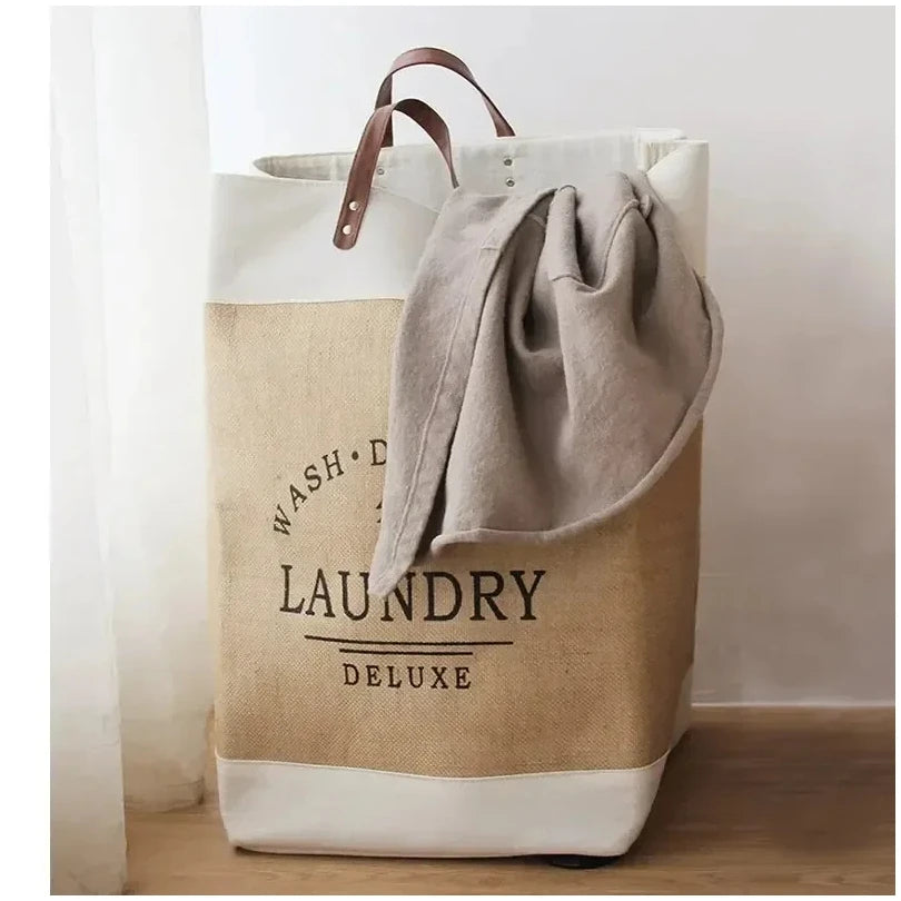 Cesta para la colada de gran capacidad, cesta para ropa sucia, cesta de tela para la colada, cesta de almacenamiento plegable, caja de almacenamiento para el hogar, 1 ud.