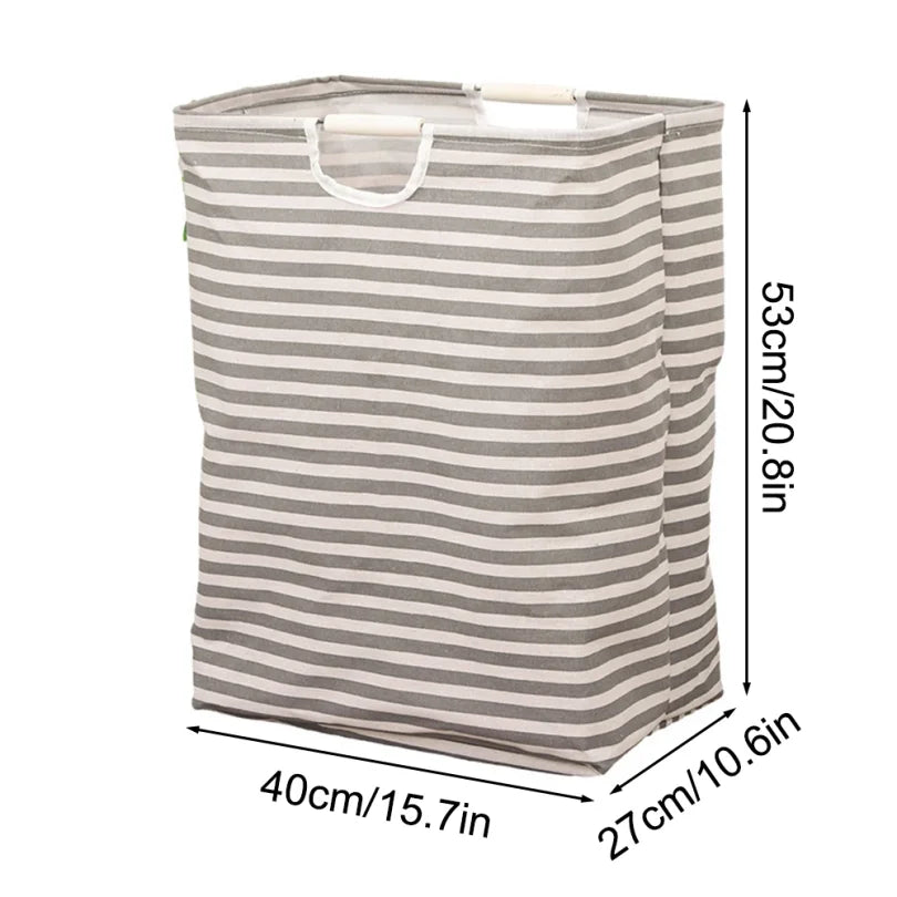 Bolsa plegable portátil de tela, cesta de almacenamiento impermeable para baño, para ropa sucia, venta al por mayor, 1 ud.