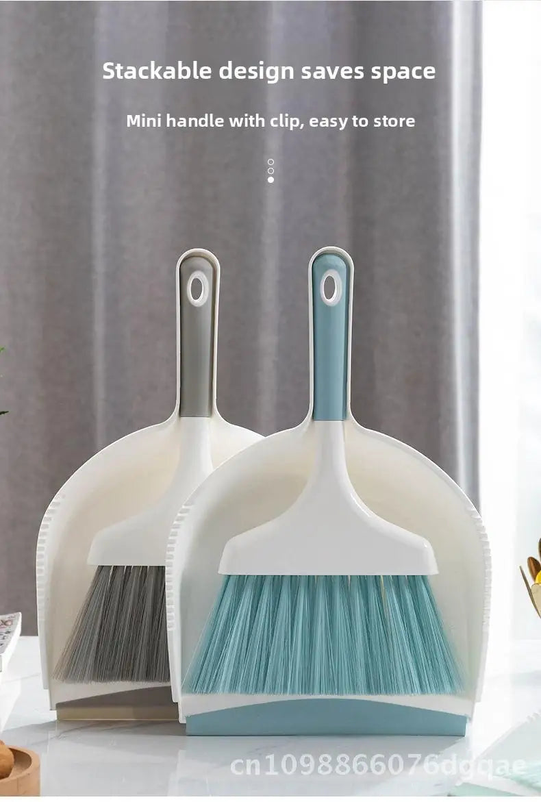 Mini escoba de escritorio y recogedor, herramientas de limpieza para el hogar y la Oficina, plástico de tamaño pequeño, azul cielo, gris, turquesa, opciones disponibles