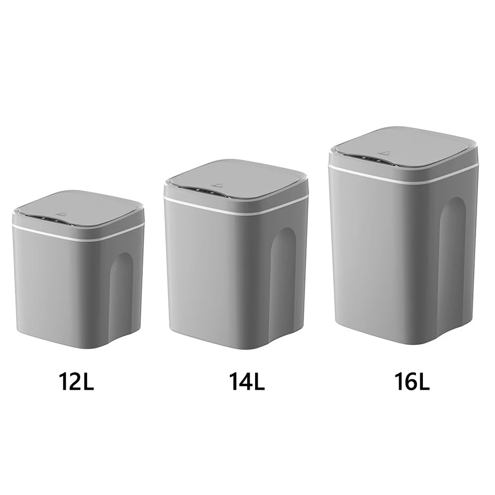 Cubo de basura inteligente de 20L para baño, cubo de basura con Sensor automático, cubo de basura eléctrico, papelera impermeable para cocina, basura de reciclaje