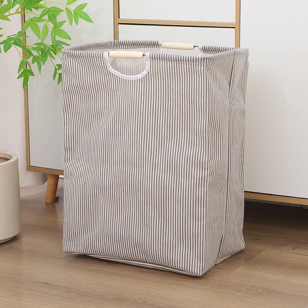 1 cesta de almacenamiento de baño impermeable de tela portátil y plegable para ropa sucia