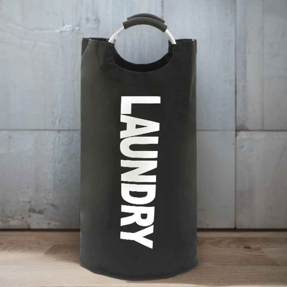 Bolsa de lavandería impermeable de 82L, cesta de lavandería plegable de gran capacidad, cesta de almacenamiento de ropa con asa para lavandería y dormitorio