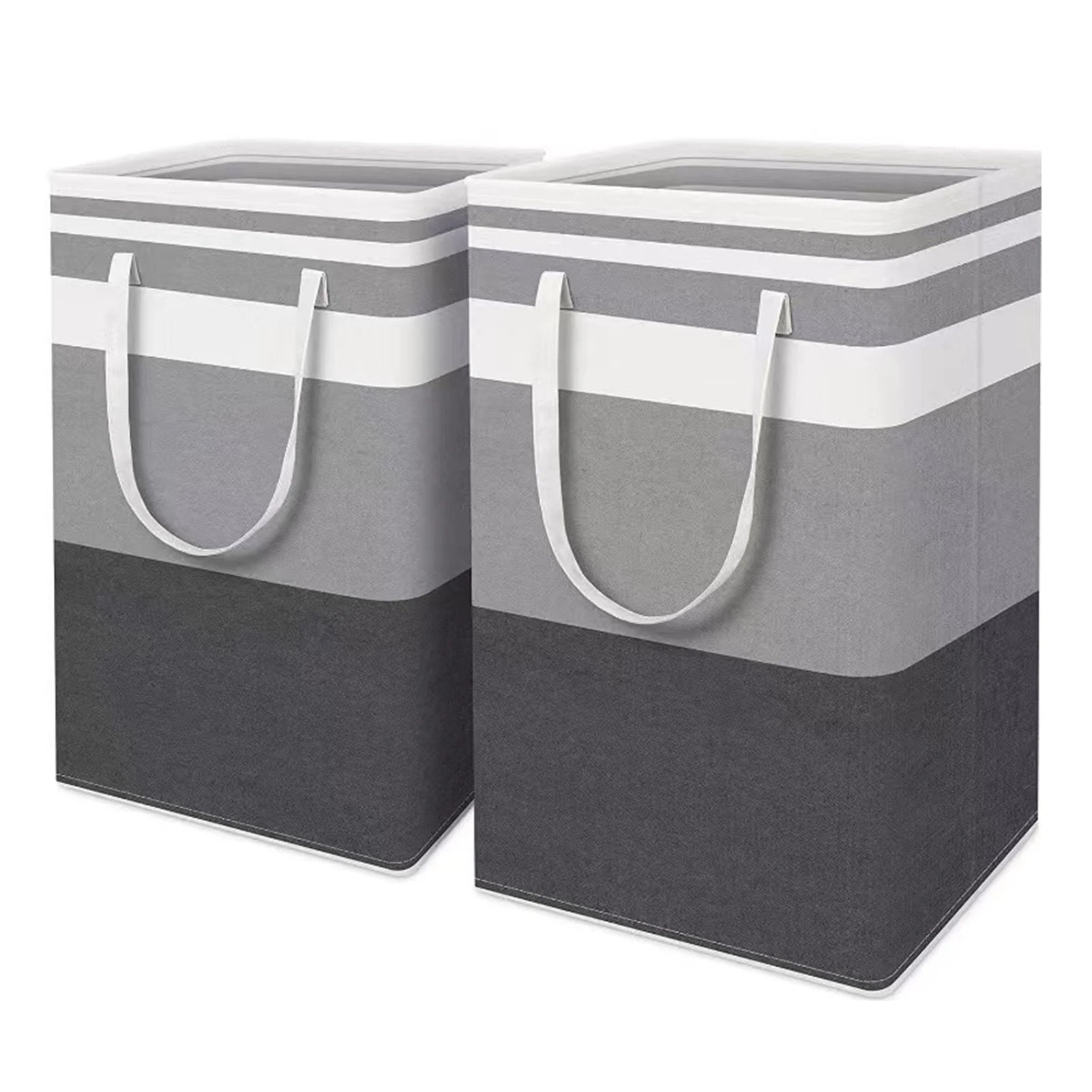 Cestas grandes para la colada de 75L con asas, cesto duradero para ropa sucia, cesta de almacenamiento para el hogar, dormitorio, hoteles, lavandería 40*30*60cm