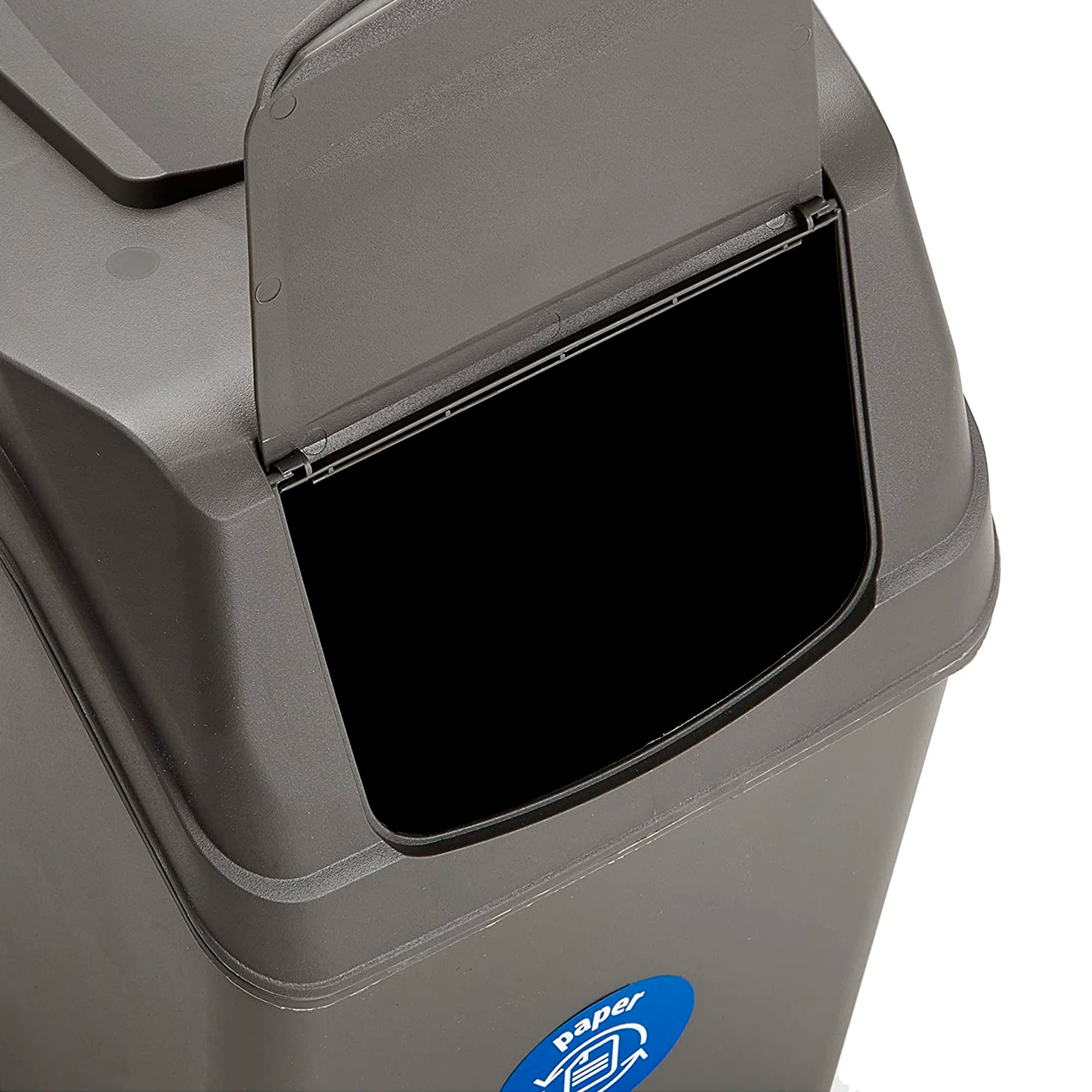 Juego de 4 cubos de reciclaje 100L PROSPERPLAST Sortibox de plastico en color gris