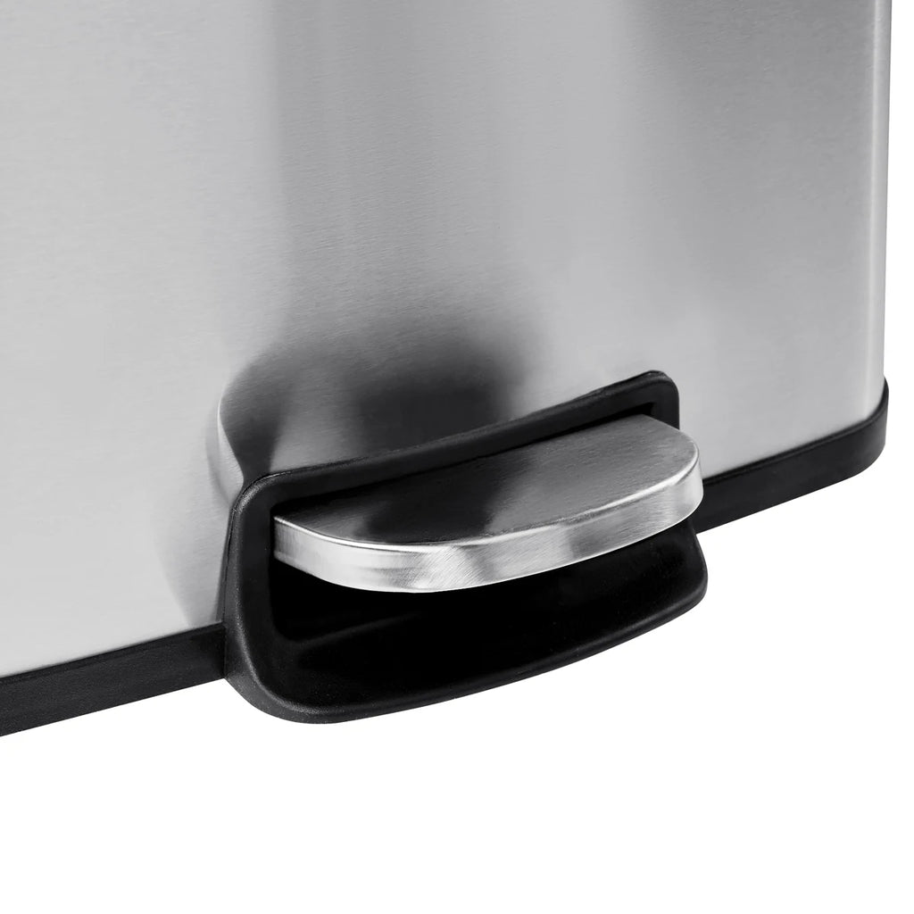 T-lovendo - Cubo de Basura para Cocina 30L | Pedal de Acero Inoxidable | Cierre Suave | Cubo Interior