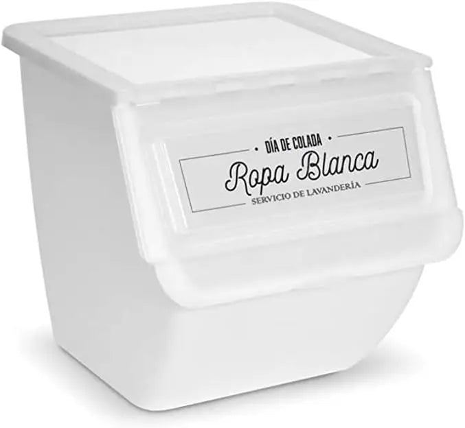 Cubo de Basura de Reciclaje - Pack 3 Cubos Apilables de Cocina con Ruedas - Capacidad 36 L - Ideal para Reciclar (Plástico - Papel - Vidrio)