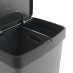 Cubo de Basura de Reciclaje Wellhome 70L Plástico 2 Aperturas