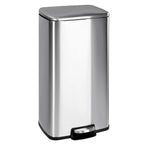 T-lovendo - Cubo de Basura para Cocina 30L | Pedal de Acero Inoxidable | Cierre Suave | Cubo Interior